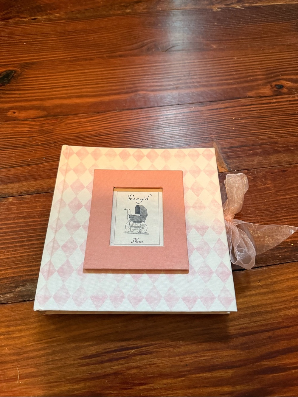 Pink Baby Keepsake Photo Album - 'It's a Girl'